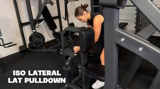 Tuto vidéo Iso Lateral Lat Pulldown