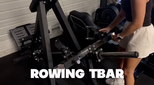 Tuto vidéo Rowing T-Bar
